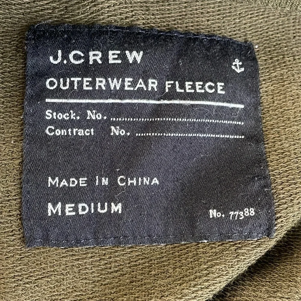 J.Crew Outerwear Fleece Pullover Half Zip/Snap